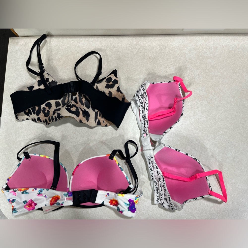 Lot of 6 Victoria’s Secret/Pink Bras, various sizes - Picture 2 of 6